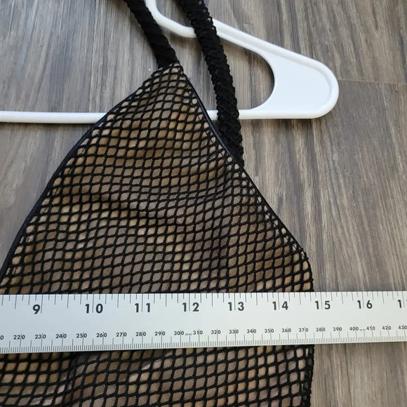 NWT Cosmopolitan Women's One Piece Bodysuit Size M Black-Nude 100% Polyester - Picture 8 of 10